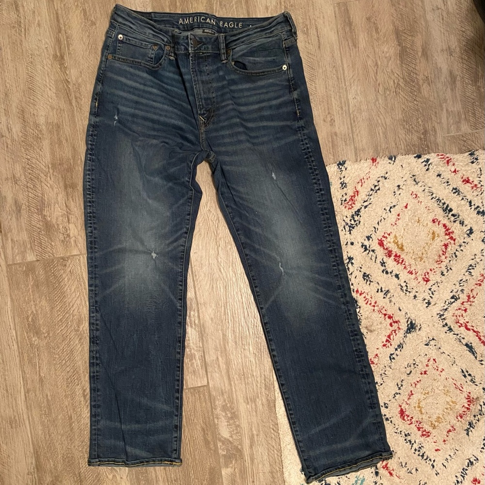 American Eagle Relaxed Straight Jeans